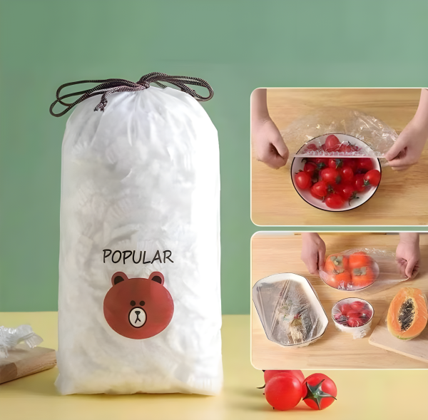 Stretchable Food Covers 100 Pcs