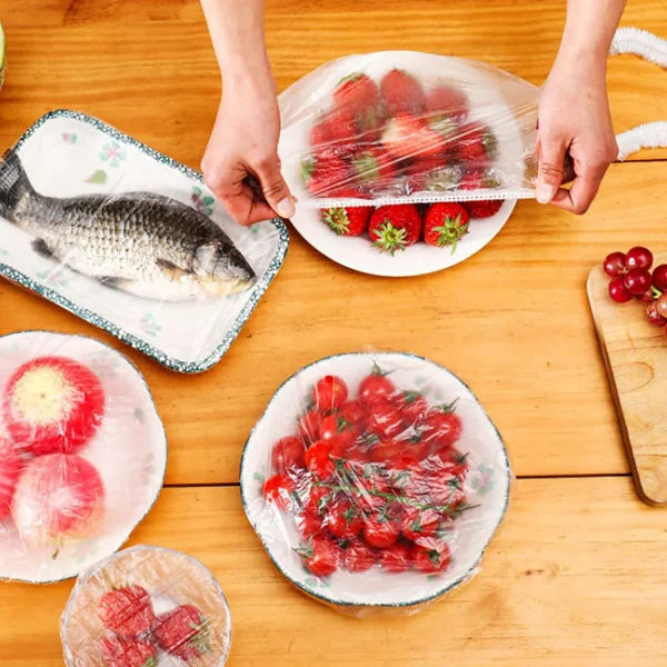 Stretchable Food Covers 100 Pcs