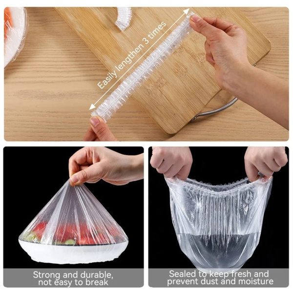 Stretchable Food Covers 100 Pcs