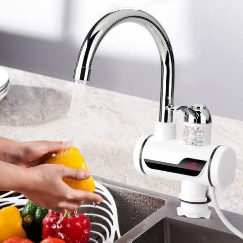 Kitchen Tap Hot Instant Water Heater Faucet Instantaneous Tankless Water Heater Tap