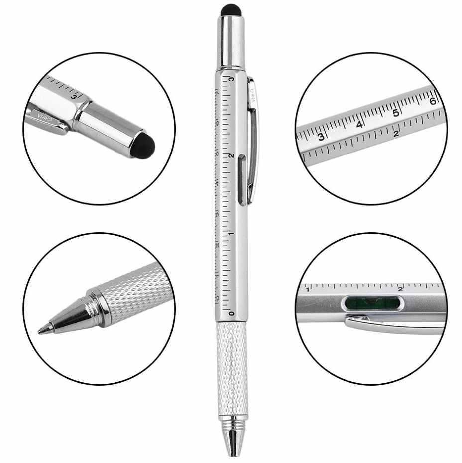 7 in 1  Touch Screen Stylus Ballpoint Pen with Screwdriver