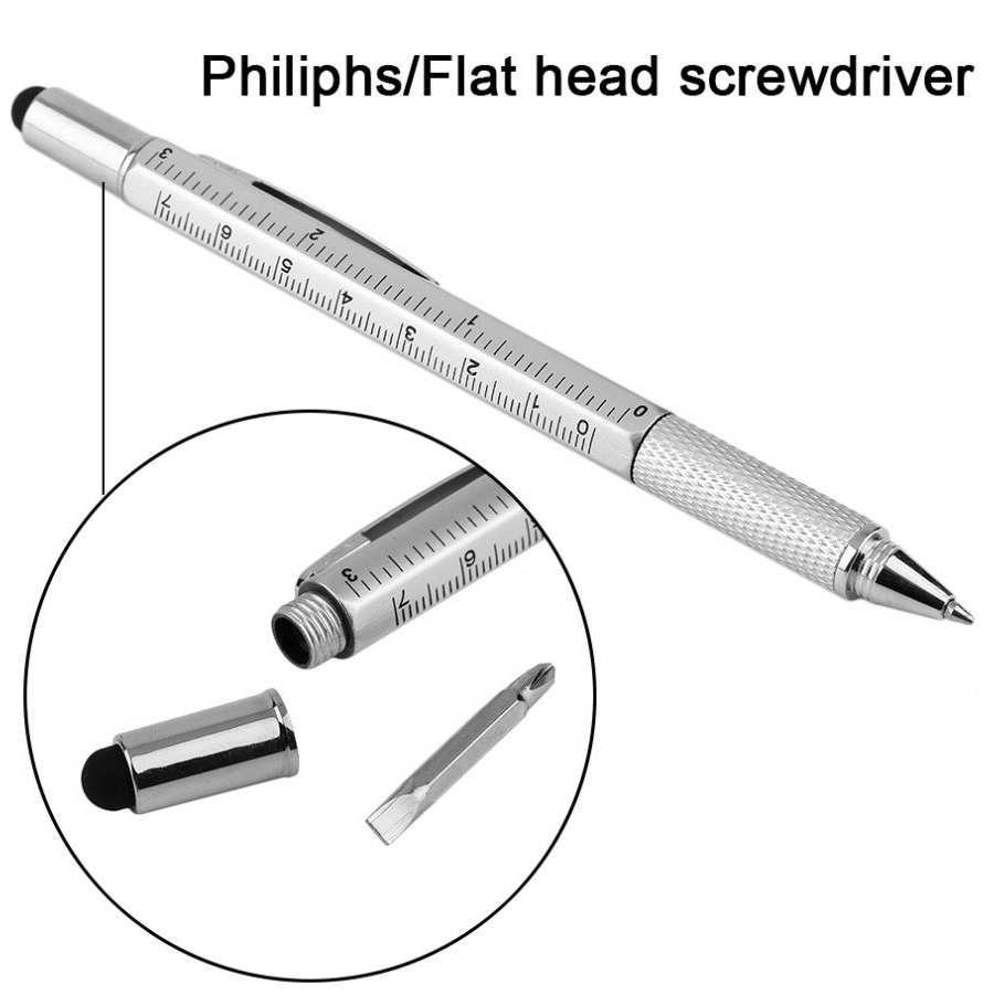 7 in 1  Touch Screen Stylus Ballpoint Pen with Screwdriver