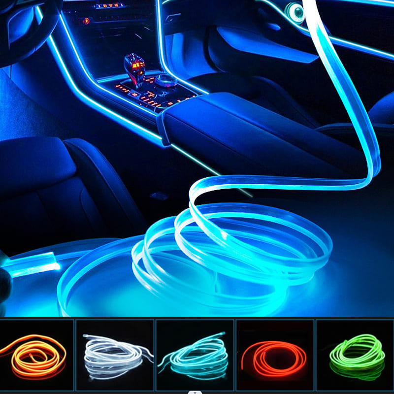 Car Dashboard Premium Neon Lights - USB TYPE