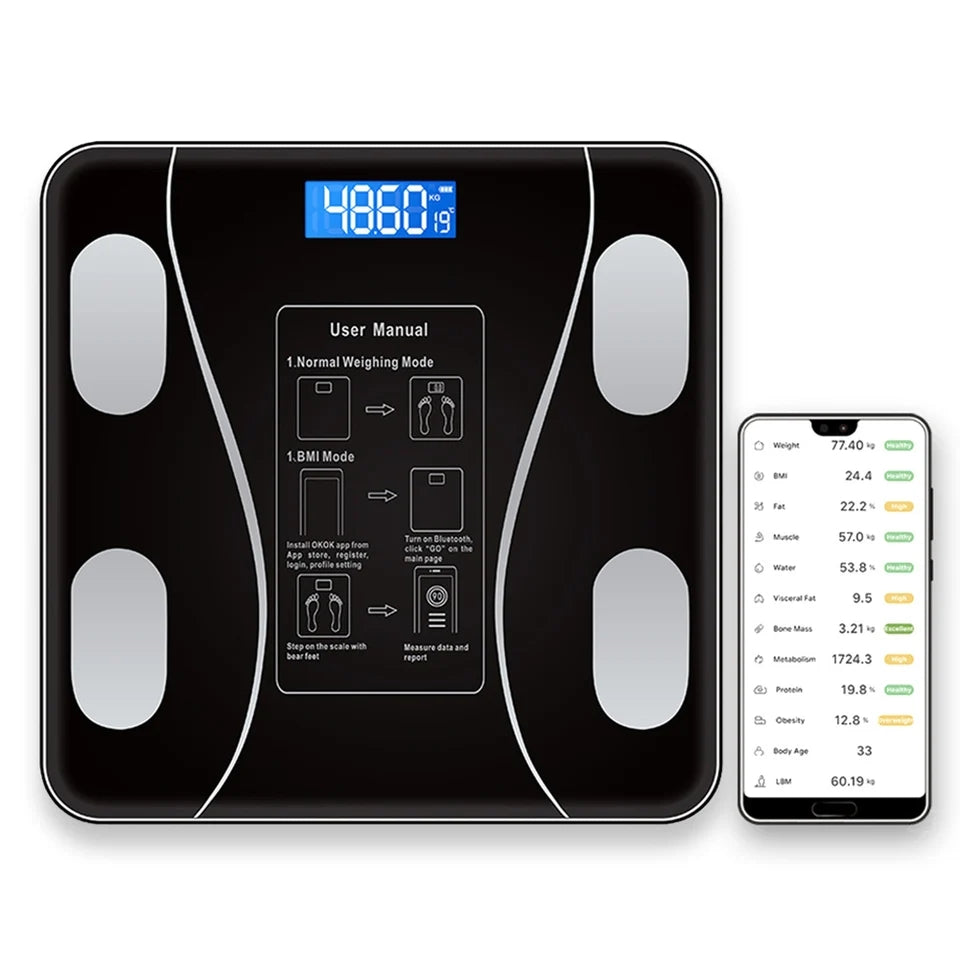 Smart Wireless Bluetooth Digital Weight Scale