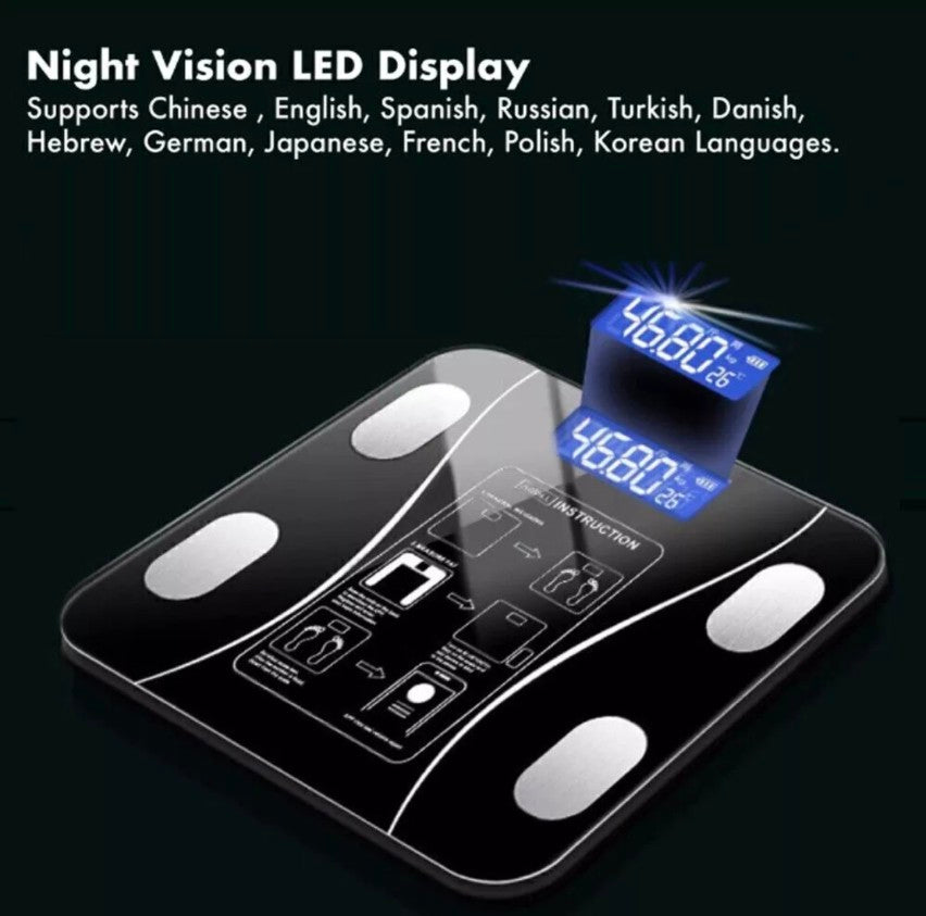 Smart Wireless Bluetooth Digital Weight Scale
